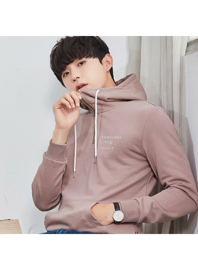 EPTISON Spring Hoodies For Men, Trendy Korean Print Long Sleeve Pullover, Unisex Casual Wear For Spring And Autumn, Petite Fashion Hooded Sweatshirt - Image 4