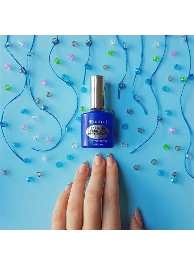 Nail-aid Sapphire Strength Mega Growth, Nail Care 0.55 fl.oz - Image 3