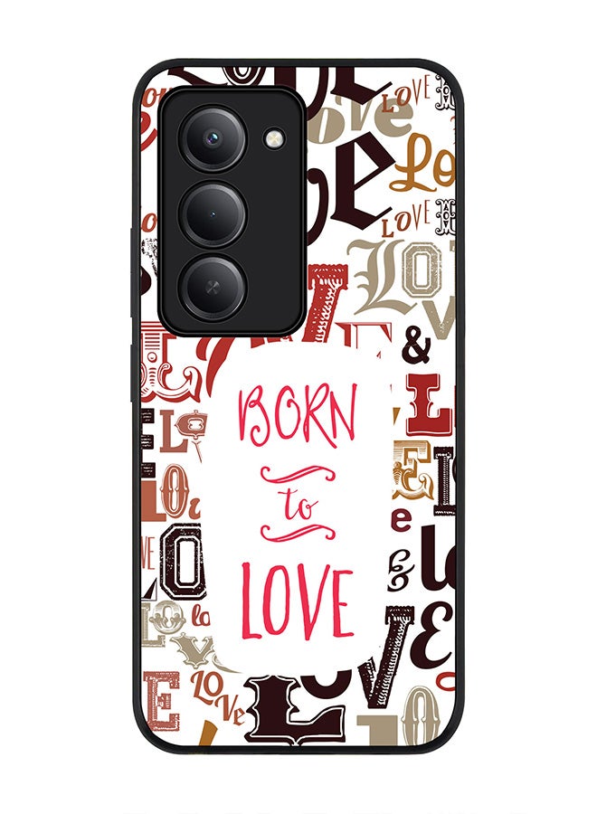 Stylizedd For Xiaomi Redmi 15 5G Case,Slim fit Camera Protection, Shockproof Thin Phone cover  - Born To Love - Image 1