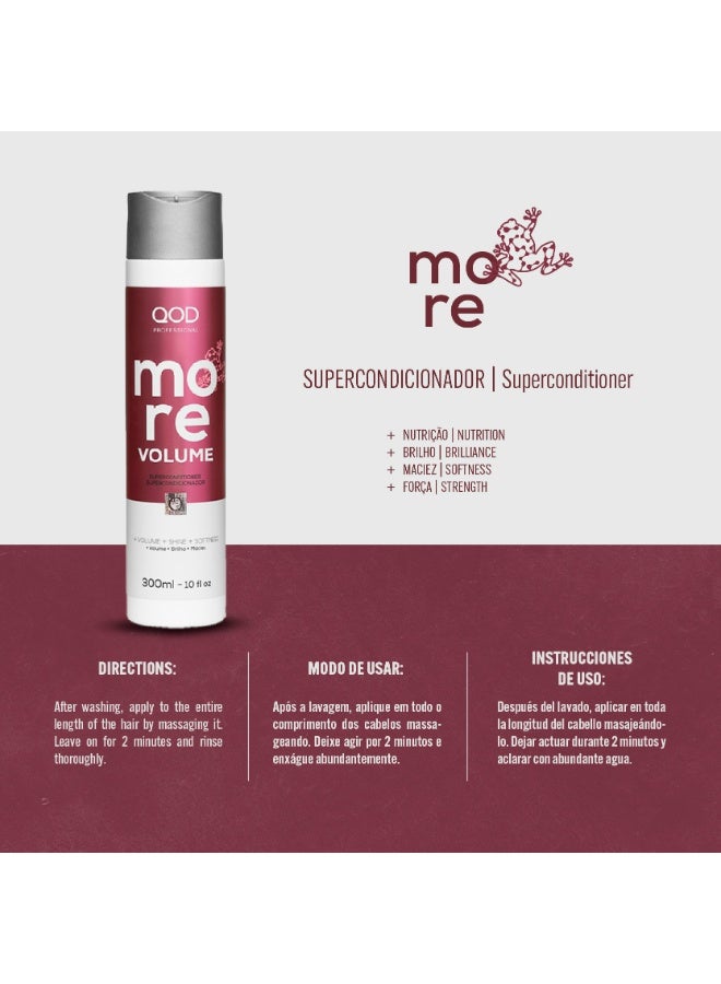 QOD PROFESSIONAL MORE Volume Super Conditioner 300ml - Image 2