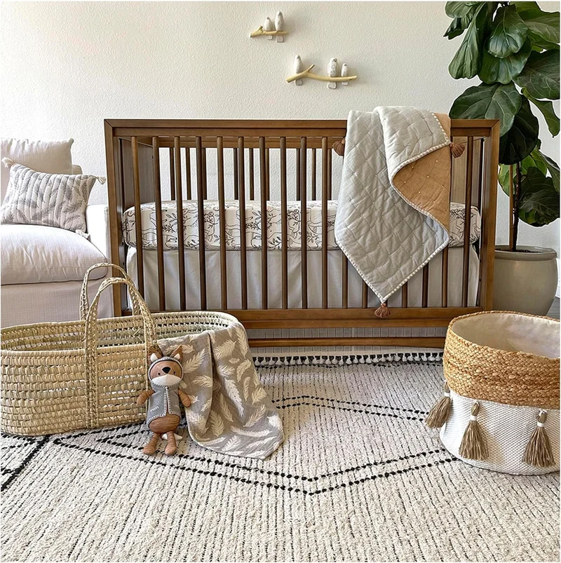 Crane BABY Crane Baby - Ezra Copper Quilted Blanket