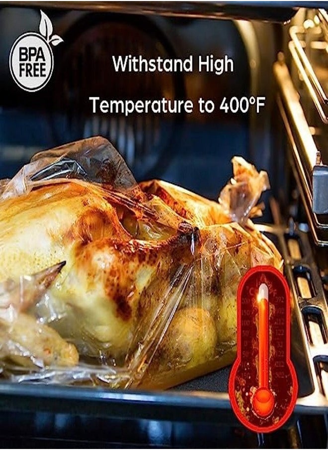 Generic Oven roasting bag set, made of plastic, large size, suitable for all types of food, suitable for oven roasting at high temperatures  - Image 2