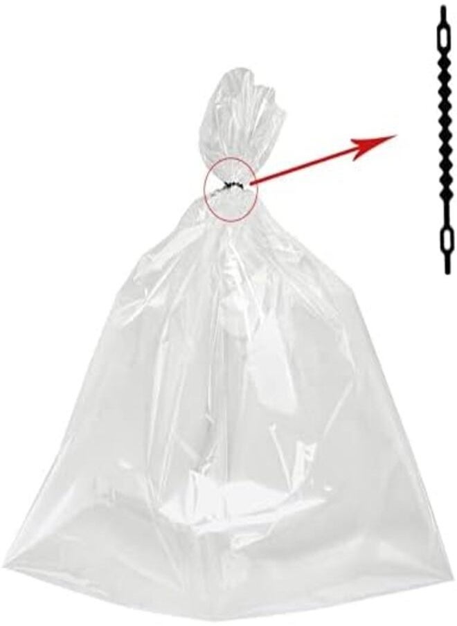 Generic Oven roasting bag set, made of plastic, large size, suitable for all types of food, suitable for oven roasting at high temperatures  - Image 4