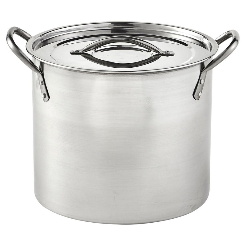 IMUSA Stainless Steel Stock Pot with Lid, 20 Quart, Silver - Image 1