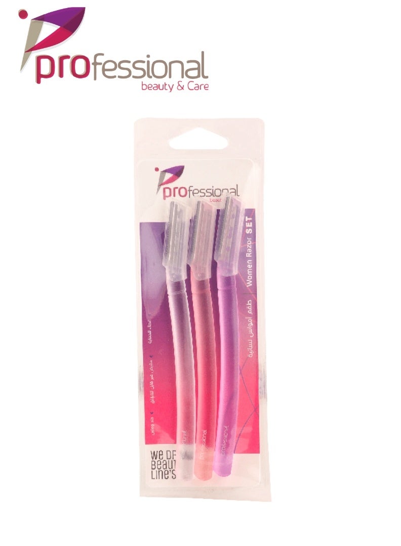 بروفيشنال شفرات موس احترافية للحواجب والوجه – 3 قطع – دقيقة ولطيفة - Image 5