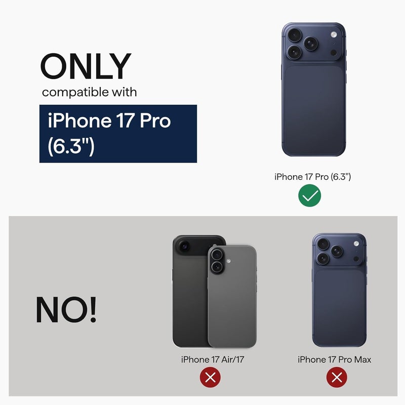 PITAKA Compatible with iPhone 17 Pro Case 6.3" with Camera Control Button, Compatible with MagSafe, Ultra-Slim Case with Caseless Touch Feeling, 1500D Aramid Fiber Woven, Sunset - Image 2