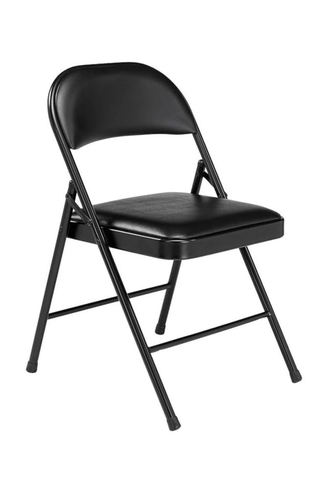 Fixer Folding Chair with Padded Seats – Multi-Functional & Portable (Black) - Image 1