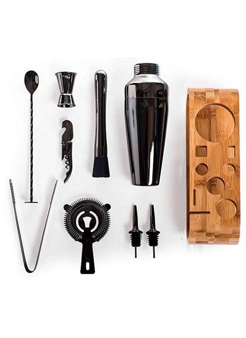 MIBRU Stainless Steel Milk Tea Cocktail Drink Shaker Drink Making Kit Mixer Making Gift Compatible Replacement Part Cold Drinks Set includes 9 Piece Bartender Kit  - Image 3