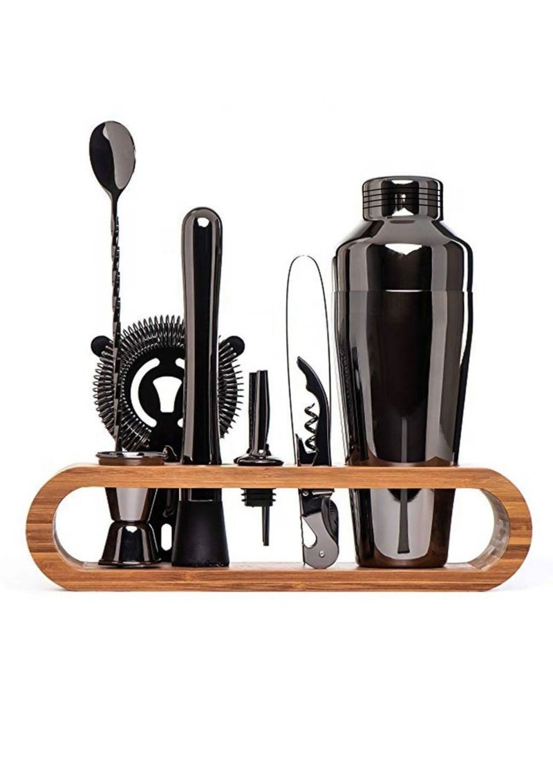 MIBRU Stainless Steel Milk Tea Cocktail Drink Shaker Drink Making Kit Mixer Making Gift Compatible Replacement Part Cold Drinks Set includes 9 Piece Bartender Kit  - Image 2