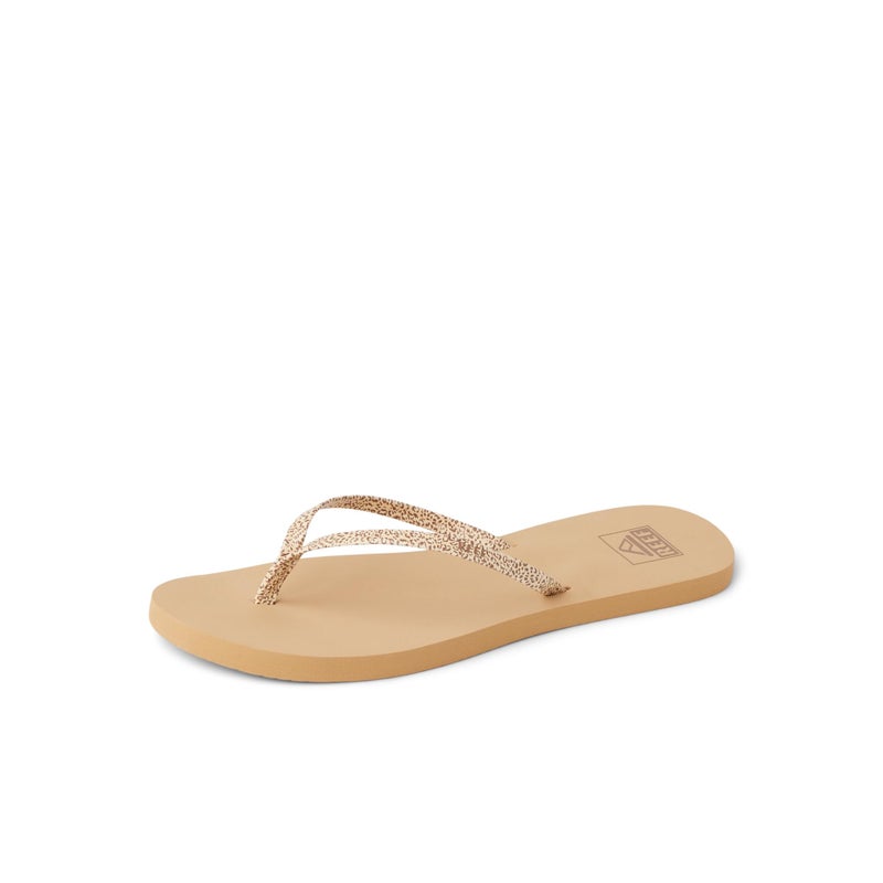 REEF Bliss Nights Womens Flip Flop, Super Lightweight and Soft Footbed, Thin Strap Beach Sandal, Ditsy Cheetah, 9 - Image 1