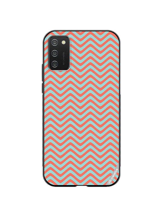 VR CREATIVE Protective Case Cover For Samsung Galaxy A02s Strips Design Multicolour - Image 1