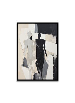 Marktna Canvas Wall Art For Wall Decoration Abstract Design With A Hollow Black Frame Size 120x80cm One Piece  - Image 2