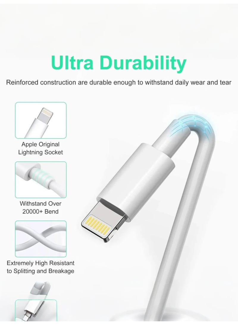Suitable for Apple iPhone charger cable 1M [MFi certified] USB C to Lightning cable fast charging power transfer PD 20W iPhone cable suitable for iPhone 14/14 Pro/14 Plus/14 Pro Max, iPad Pro, iPhone 8-13 all series ﻿ - Image 4