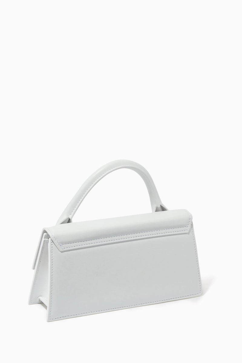 Jacquemus  كروك منقوشة الجلد طويل Le Chiquito أعلى مقبض حقيبة مع حزام Crossbody - Image 2