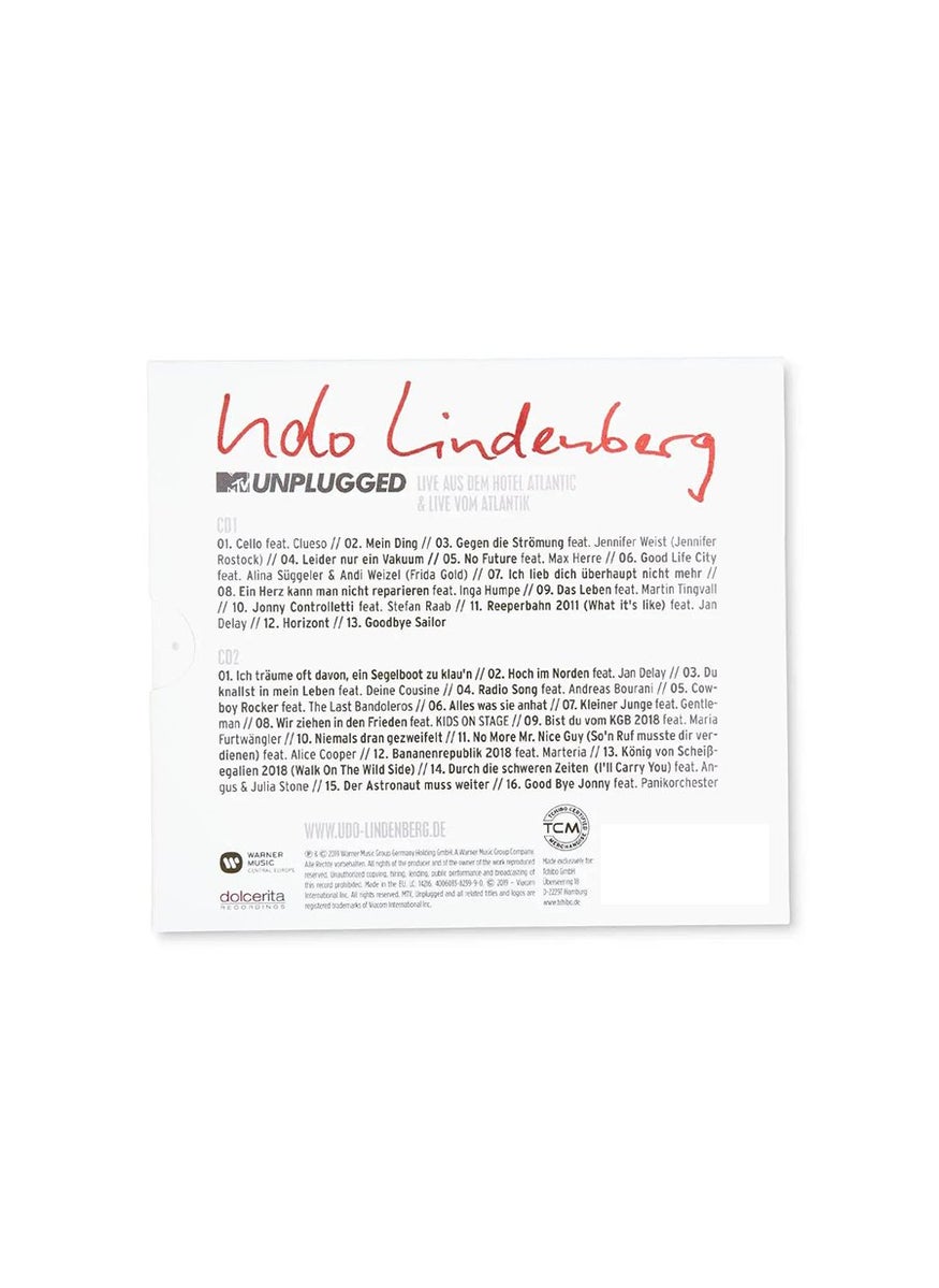 Tchibo - Double CD Udo Lindenberg Best Of MTV Unplugged, White - Image 1