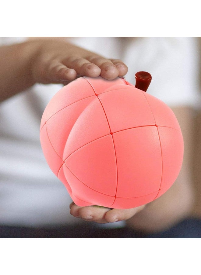 Kiditos Kiditos 3x3 Peach Fruit Cube Puzzle Realistic Fruit Shape Toy Learning Cube Special-Shaped Twisty Puzzle Cube Antistress Educational Toys  - Image 3