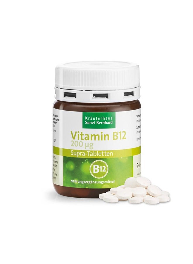 Sanct Bernhard Vitamin B12 Supra 200 µg Tablets - Image 1
