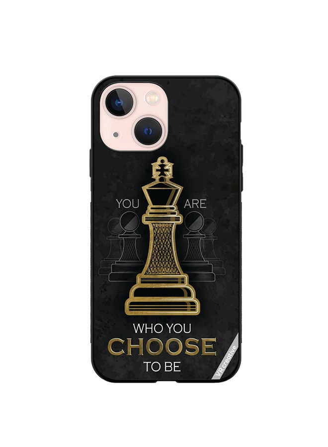 VR CREATIVE Protective Case Cover For Apple iPhone 13 You Are Who You Choose To Be Design Multicolour - Image 1