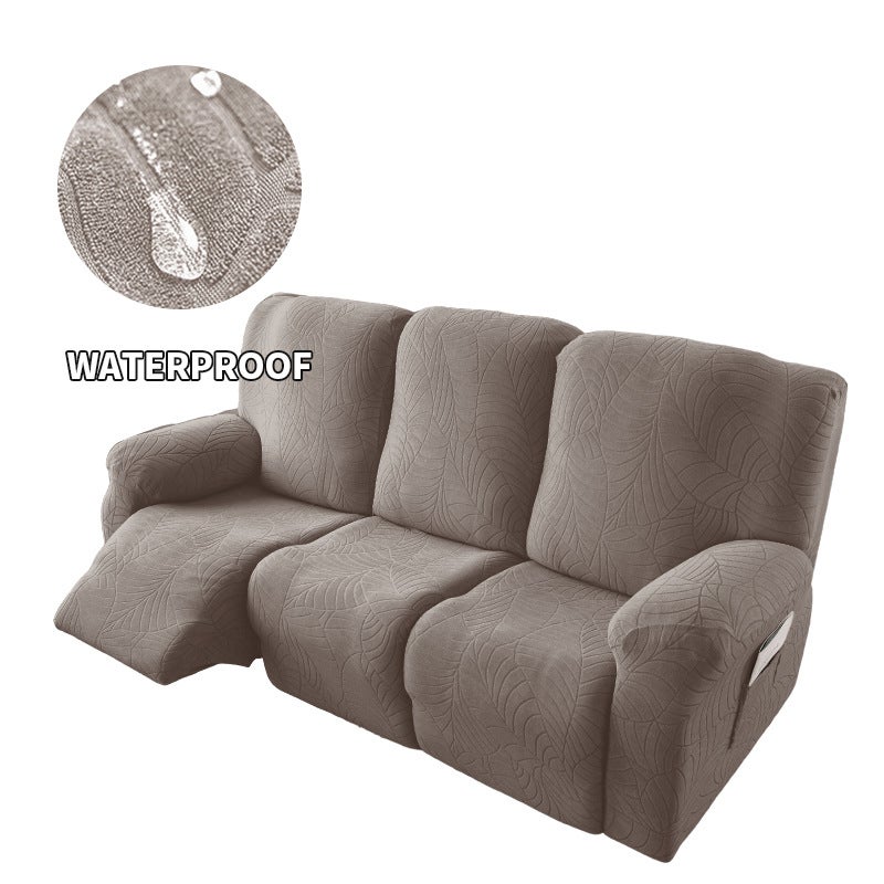 73Hours Waterproof Big Leaf Chivas Regal 3-Person Recliner Sofa Cover Full-Inclusive Massage Recliner Sofa Cover Anti-Cat Scratch Universal - Image 3
