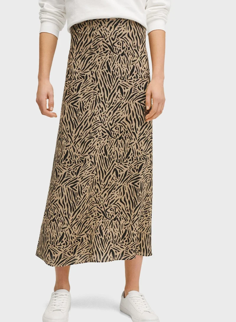 MANGO Kids Printed Skirt