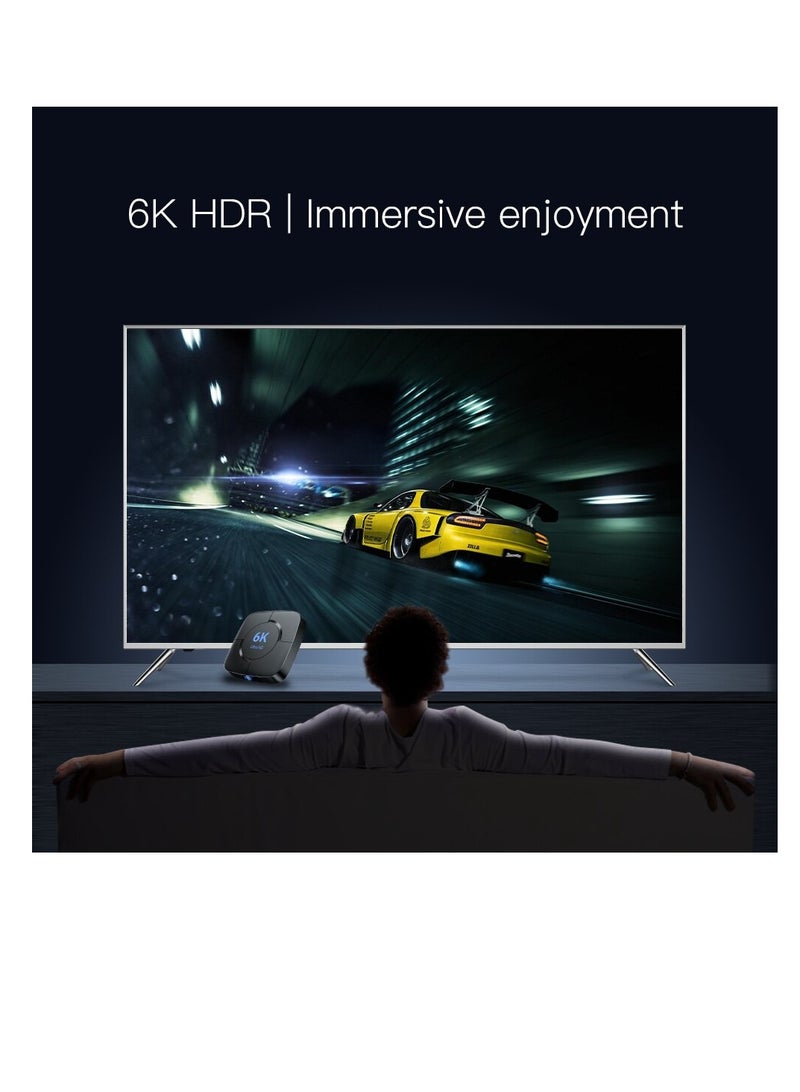 6K Ultra HD Android TV Box Android Wifi Bluetooth Smart TV Box Set Top Box  - Image 2
