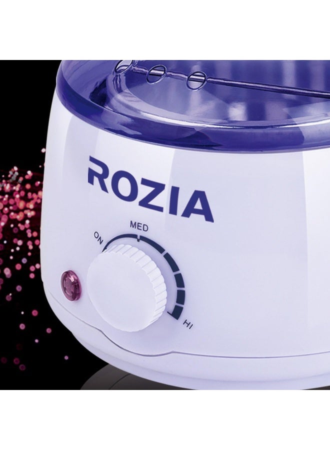 Rozia سخان شمع روزيا الاحترافي – سخان شمع كهربائي لإزالة الشعر | مناسب لجميع أنواع الشمع (شمع صلب، شمع حبيبي وشمع شرائط) - Image 2