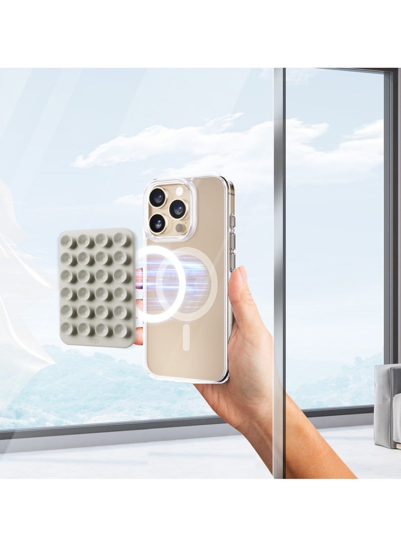 DRIP Silicone Magnetic Suction Phone Holder - MagSafe Compatible, Strong Adhesion, Reusable, Durable, and Portable - Ideal for Flat Surfaces, Mirrors, and Windows - Image 3