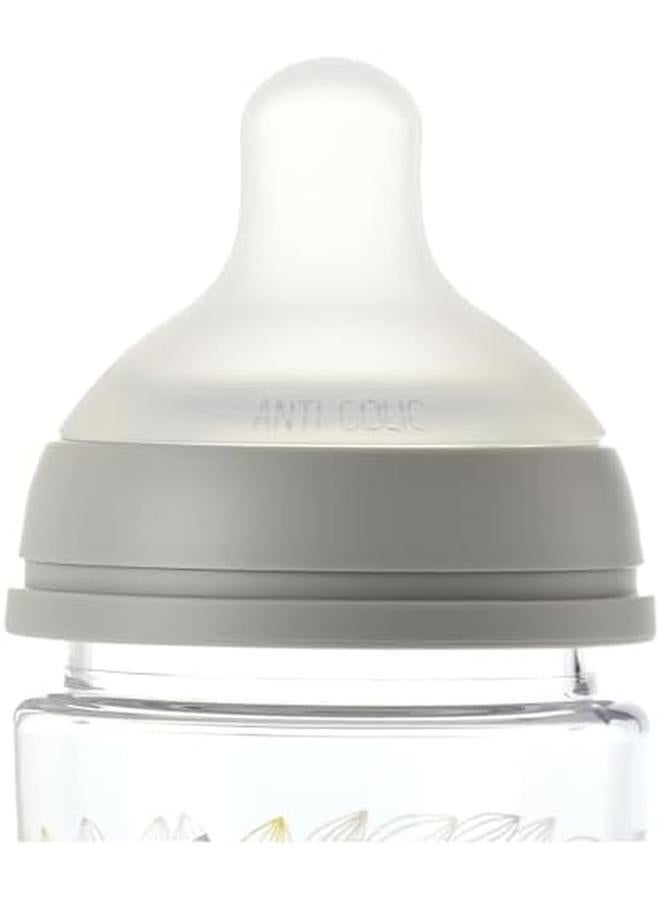 SUAVINEX Sx Pro Feeding Wide Neck Physiological Silicone Teat Bottle 3 Months 270Ml S Fm Grey Gold - Image 3