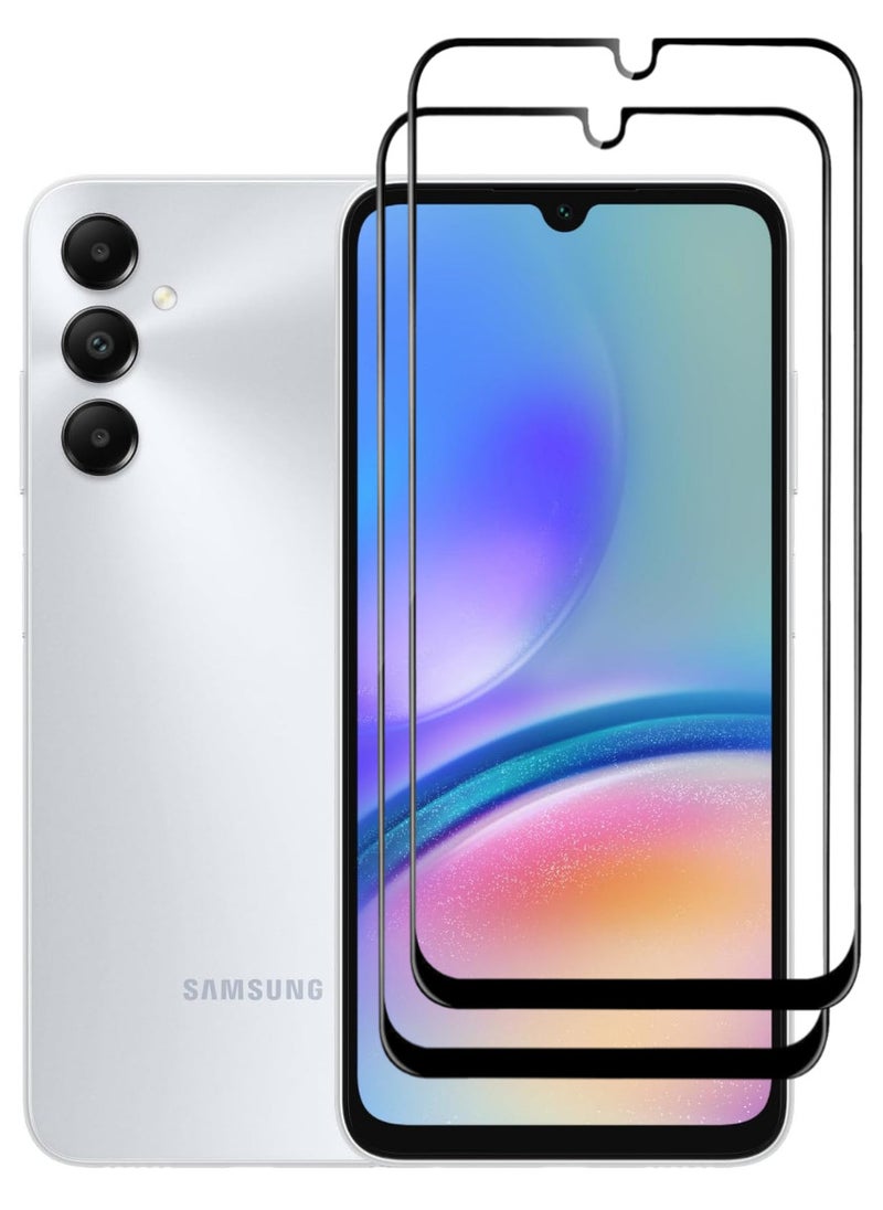 2 Pack Tempered Glass Screen Protector 5D Designed For Samsung Galaxy A05s Full Screen Coverage And Bubble Free
