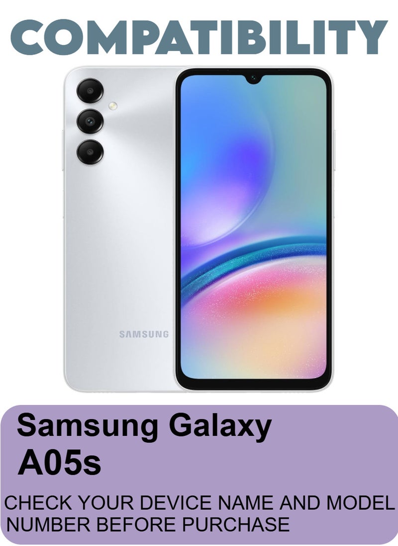 2 Pack Tempered Glass Screen Protector 5D Designed For Samsung Galaxy A05s Full Screen Coverage And Bubble Free