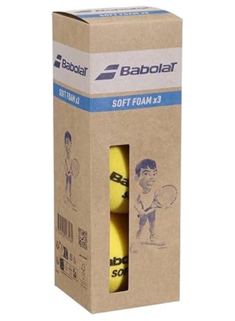 Babolat BABOLAT TENNIS BALLS SOFT FOAM X3 501110