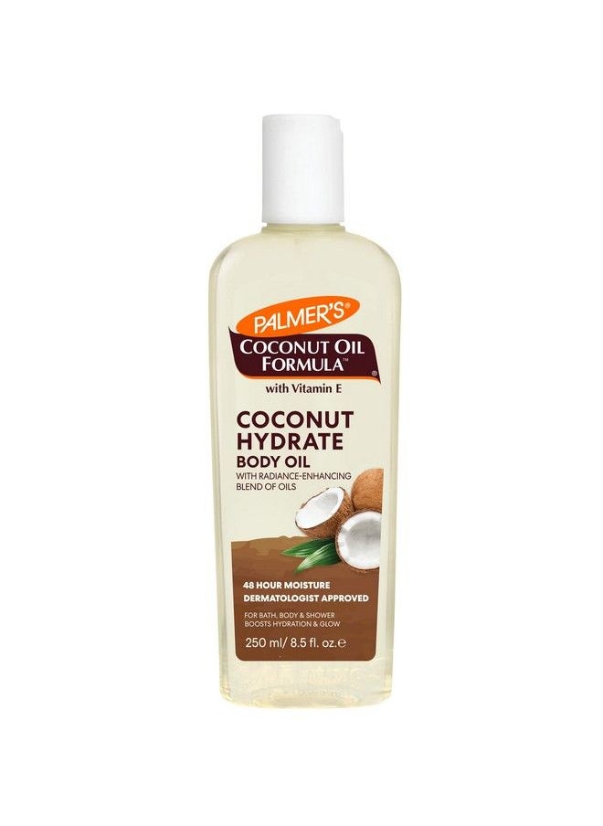PALMER'S - Coconut Oil Formula Body Oil Body Moisturizer With Green Coffee Extract Bath Oil For Dry Skin 8.5 Ounces - Image 1