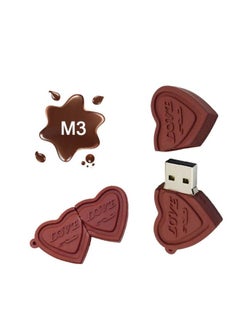 BURAQ MicroDrive 32GB USB 2.0 Creative Heart Chocolate U Disk  - Image 3