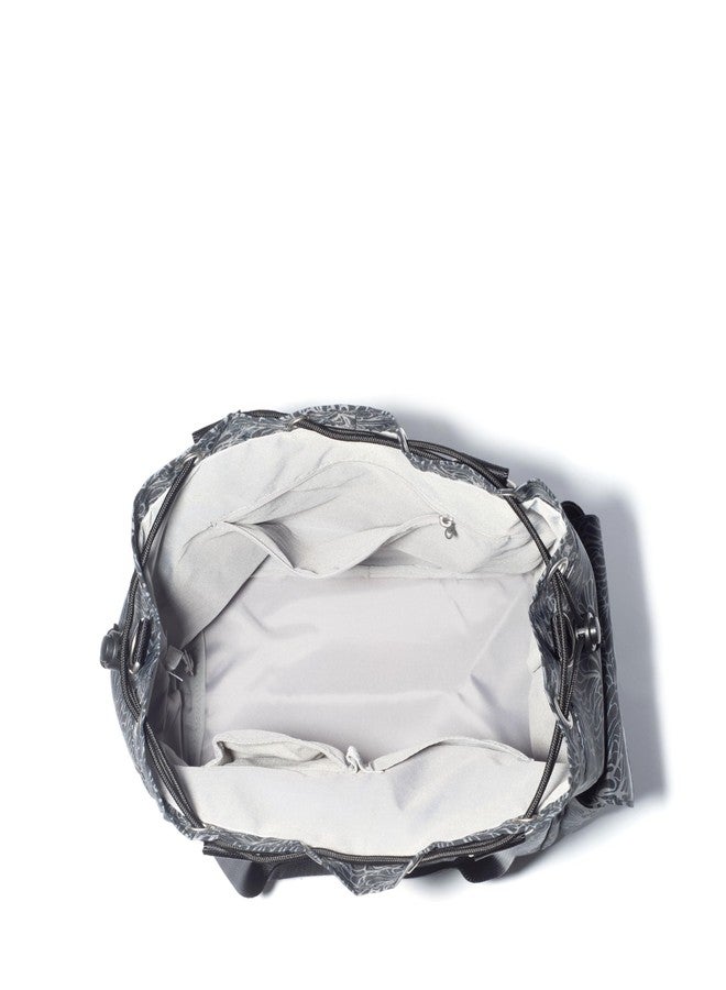 Baggallini Womens Modern Everywhere Drawstring Bag, Midnight Blossom Print - Image 5