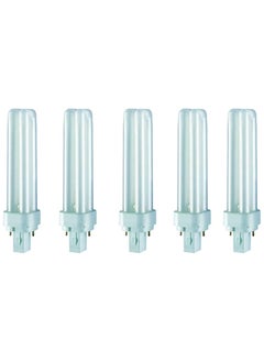 Osram Osram 2 Pin Dulux D Luminous Flux Home Decorative Durable Fluorescent Lamp (G24d-2 18W 840 4000K 1200lm, Cool White) -Pack of 5  - Image 1