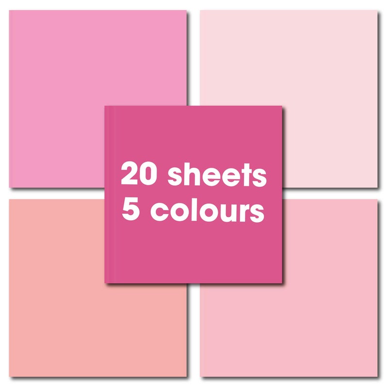 Desecraft 36 Sheets 12x12 Pink Cardstock Scrapbook Decorative Paper - 220gsm Pink Solid Glitter Shimmer - for Card Making Journaling Origami Scrapbook Paper Scrapbooking Supplies Spring - Image 4