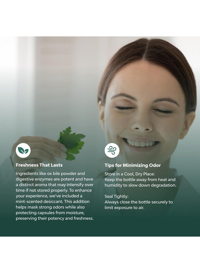 Natures Craft Digestive Enzymes with Ox Bile - Ox Bile Supplements for No Gallbladder with Trypsin, Papain & Bromelain Enzyme for Pancrease Cleanse & Detox - Pancreatin Digestion Enzymes for Women & Men - 90 Ct - Image 3