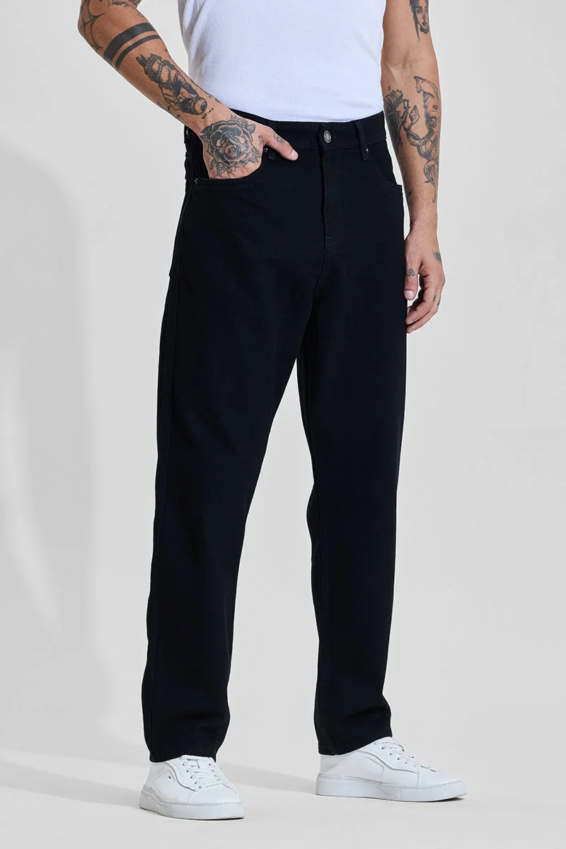 Black Baggy Fit Jeans