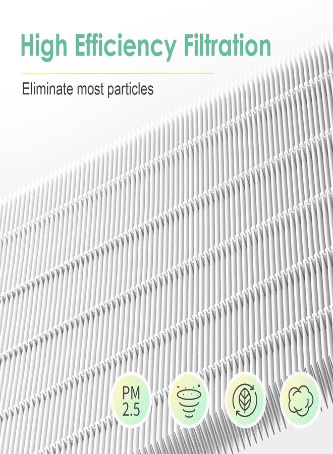 HSIAMEN AP-B102 Filter Compatible with Alexapure Breeze Air Purifier AP-B102 Filter Replacement and 3049, Compared to Part # AP-B103 AP-B104, 3 H13 True HEPA with 3 Activated Carbon - Image 5