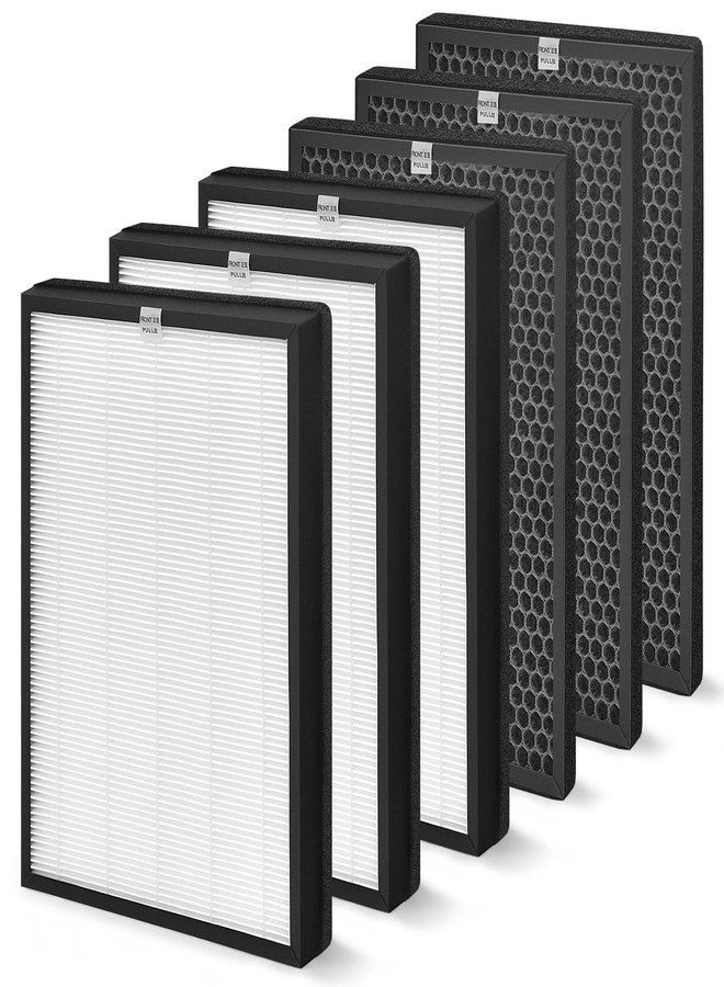 HSIAMEN AP-B102 Filter Compatible with Alexapure Breeze Air Purifier AP-B102 Filter Replacement and 3049, Compared to Part # AP-B103 AP-B104, 3 H13 True HEPA with 3 Activated Carbon - Image 1