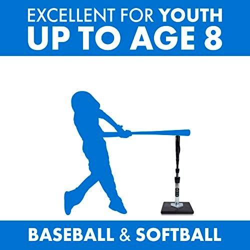 Tanner Youth Tanner Tee - The Original | Baseball-Softball-T Ball Tee for Kids Up to Age 8 | Adjustable Height 20"-32" | Shorter Version of The Tanner Adult Batting Tee - Image 3