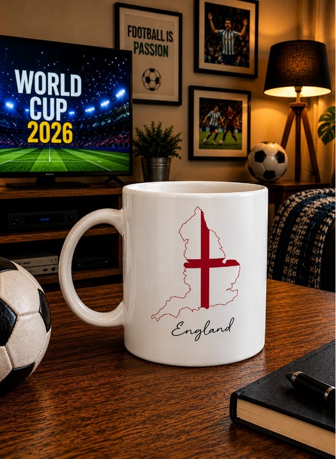 Share the Love England, Fifa World Cup 2026, Coffee Mug - Image 2