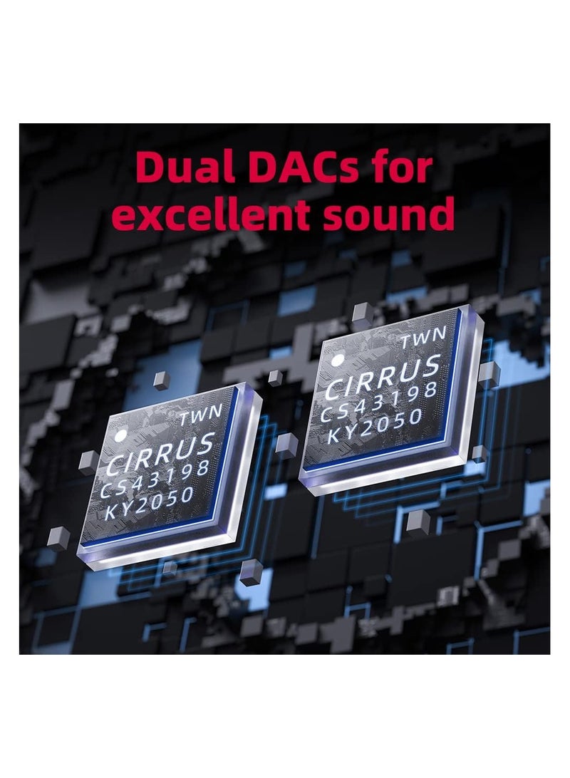 FiiO JadeAudio KA5 USB DAC Headphone Amp dongle Volume Control PCM 768kHz DSD 256 Headphone Outputs 3.5Mm/4.4Mm For Android/iOS/Mac/Windows - Image 3