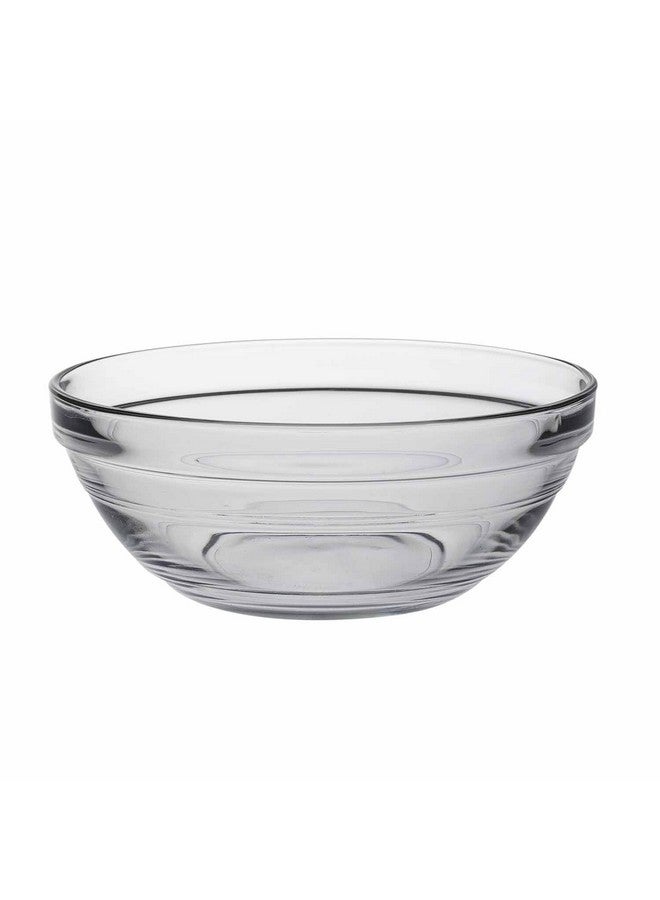 Duralex Le Gigogne Stackable Clear Bowl, 1 Quart / 32 Ounces - Set of 6