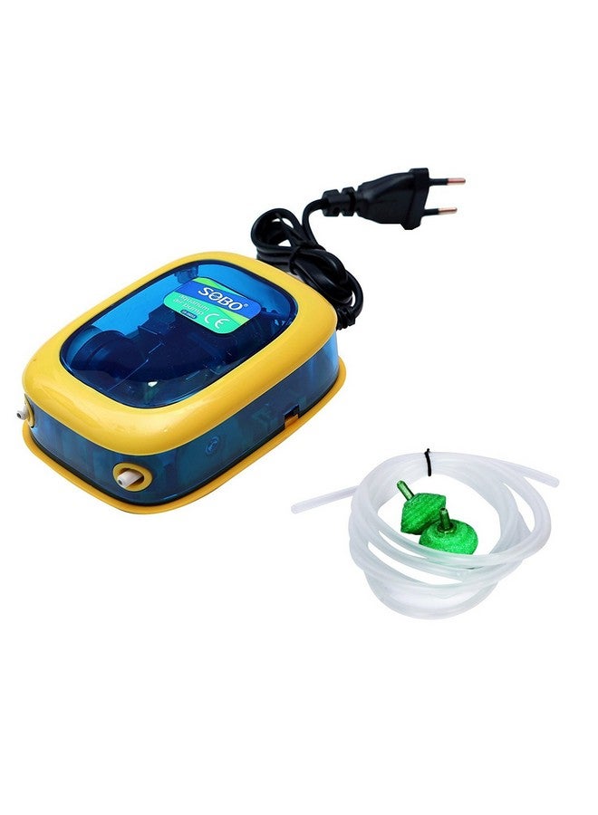 Sobo Aquarium Air Pump 2 Nozzle (SB-9905A) - Image 1
