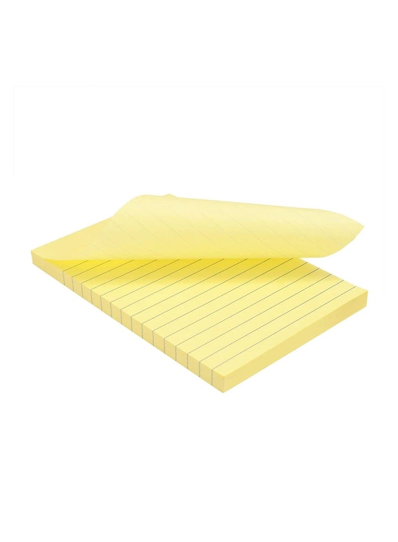 ديلي ملاحظات لاصقة من ديلي A00752 (101 × 152 مم) 4 × 6 مع أصفر مبطن - Image 2