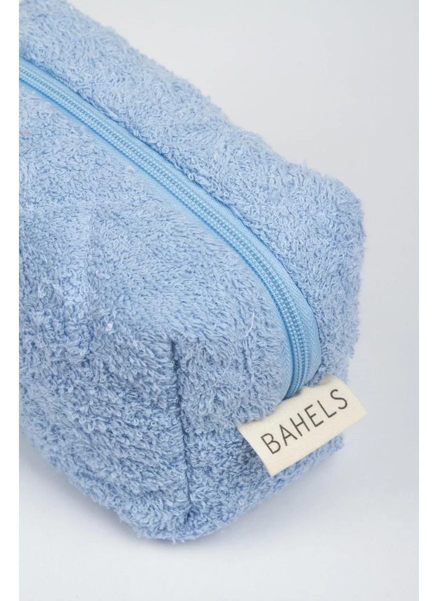 باهلس Blue Towel Super Size Makeup Bag