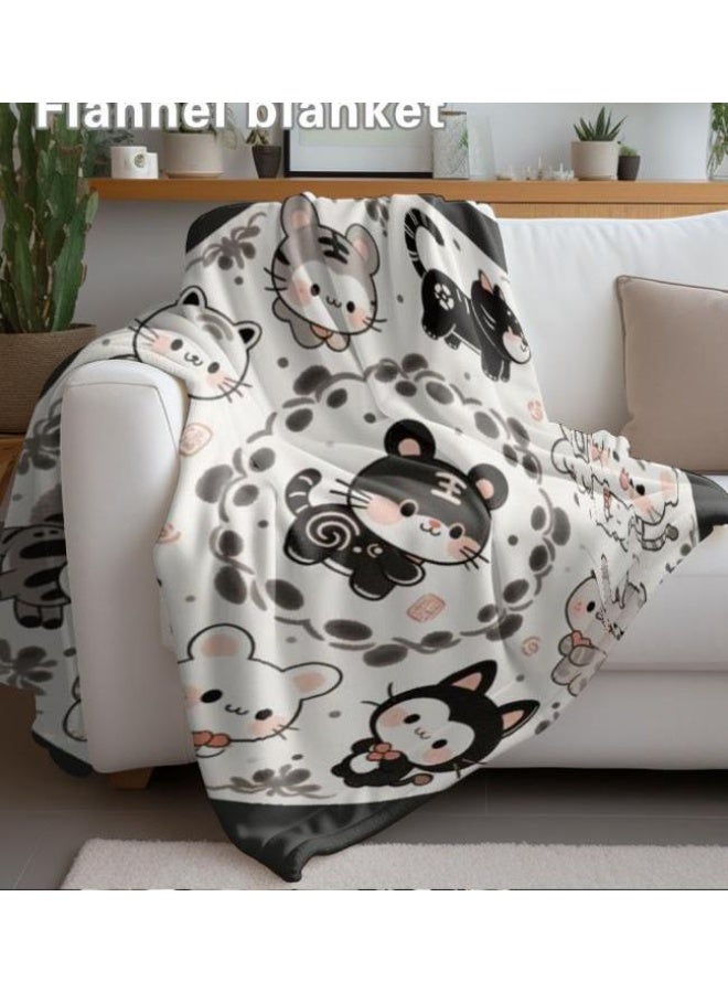 general Flannel thin blanket (warm and comfortable, suitable for sleep, gaming, dust removal and sandproof) 150cm*200cm - 632 - Image 4