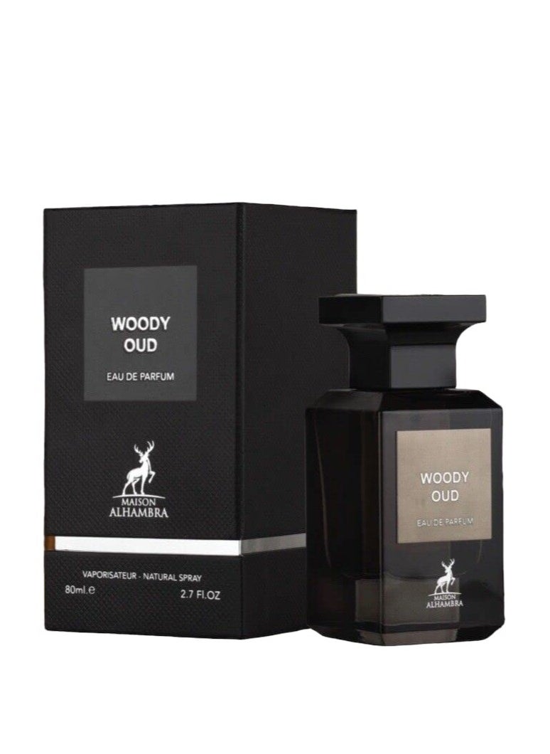 MAISON ALHAMBRA - Maison Alhambra Woody Oud Eau De Parfume 80ml - Image 1