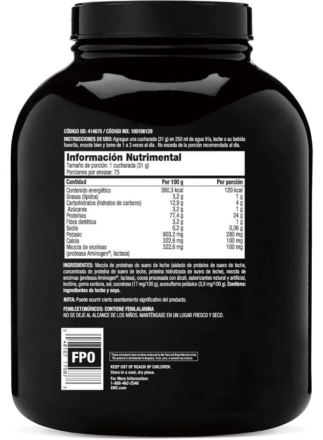 GNC Pro Performance Amp Gold Series 100% Whey Protein Advanced (Chocolate) - Image 3